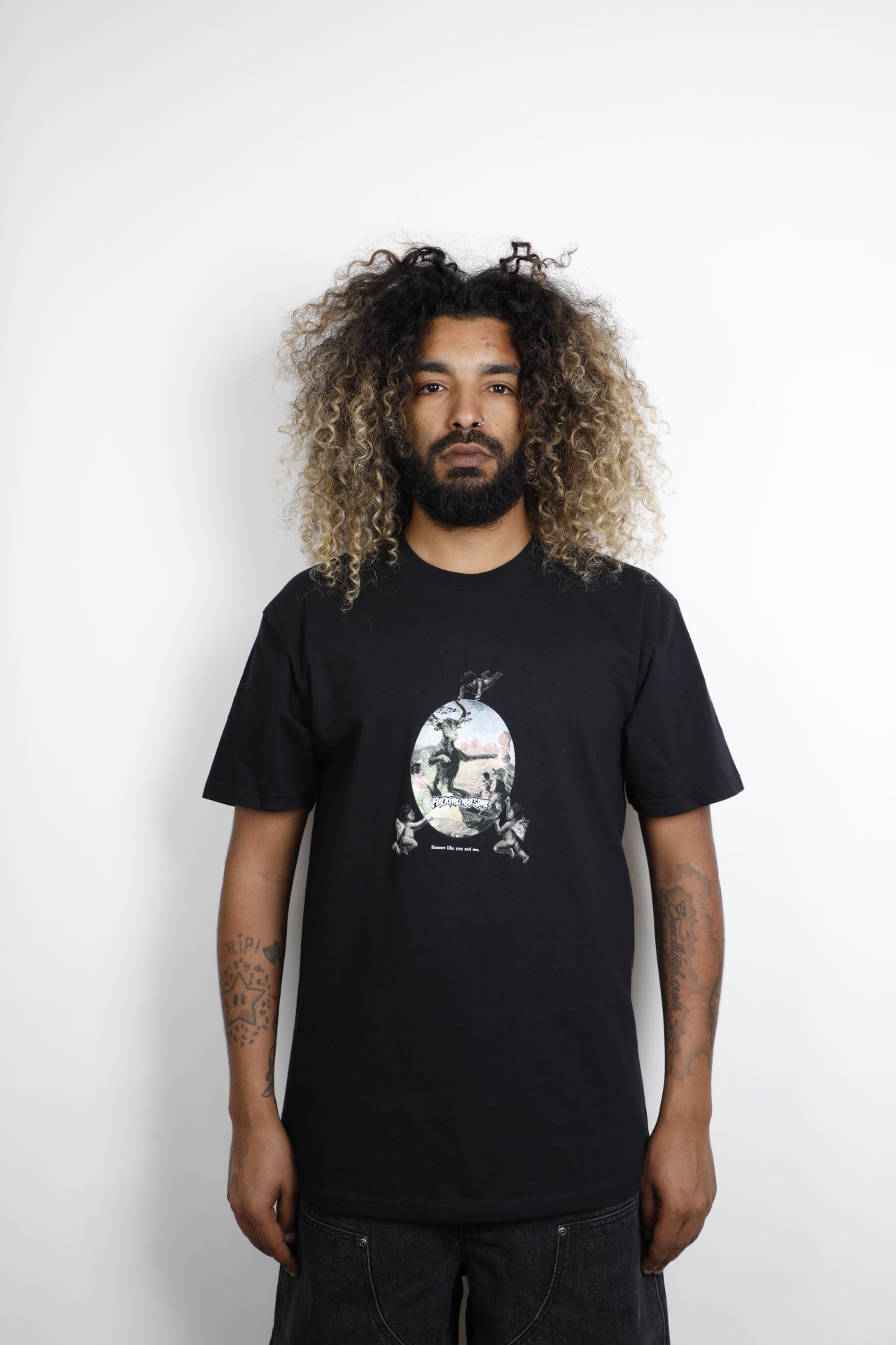 SINNERS LIKE YOU AND ME TEE