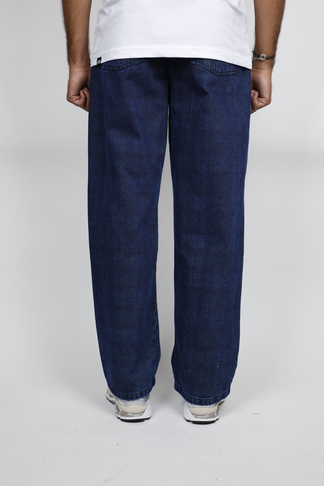 ALLOVER PRINT BAGGY DENIM PANT