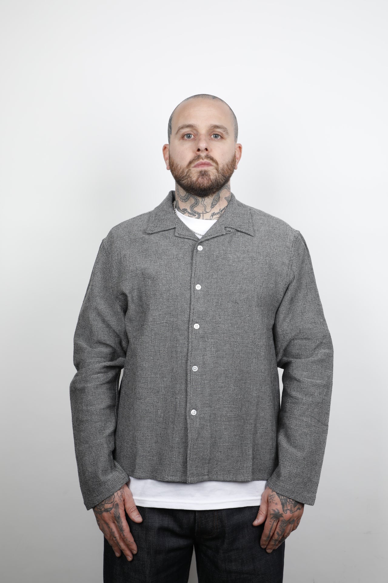 LOOP COLLAR SHIRT