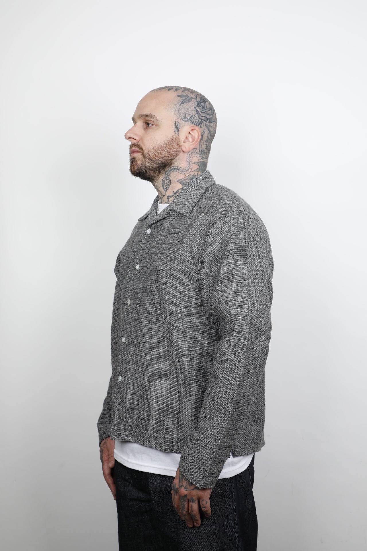 LOOP COLLAR SHIRT
