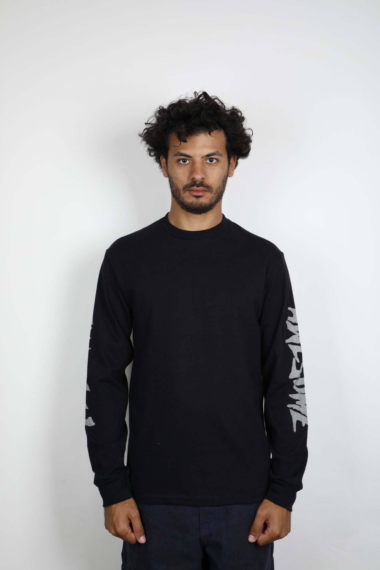 Split Stamp LS Tee