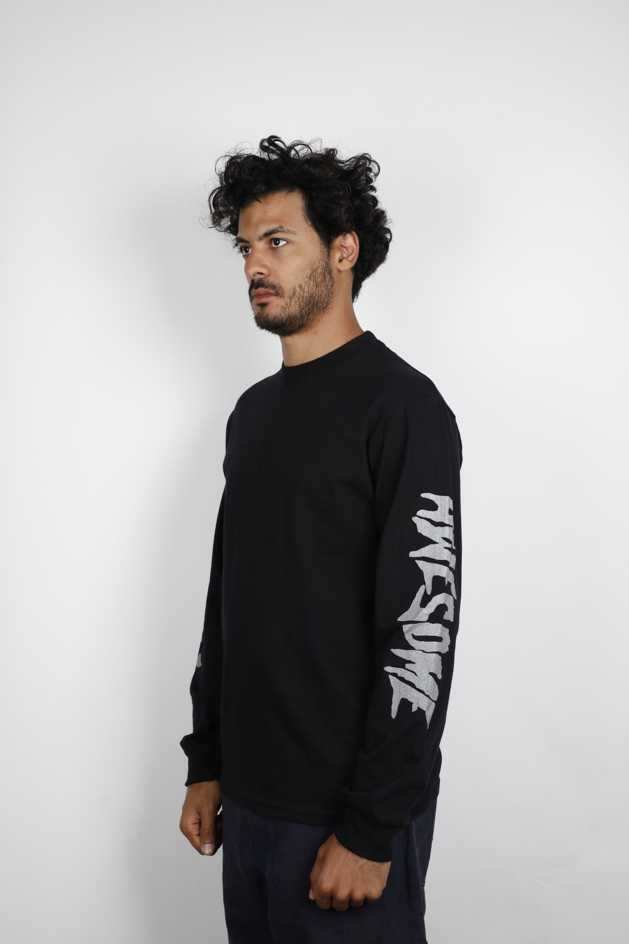 Split Stamp LS Tee