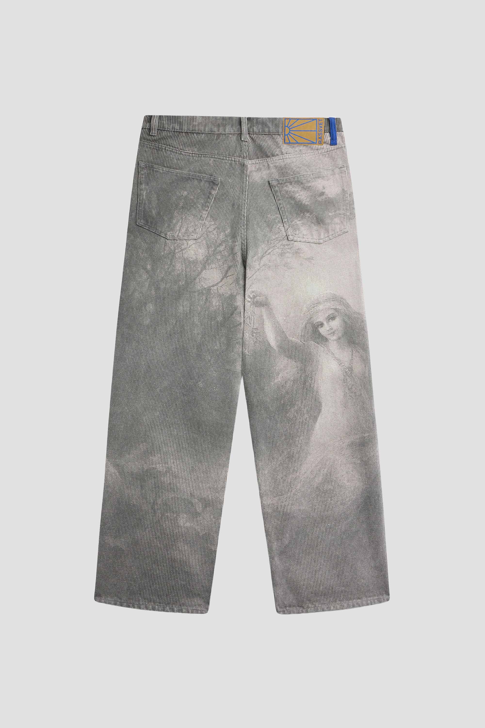 MEN NYMPH BAGGY DENIM PANTS BLACK